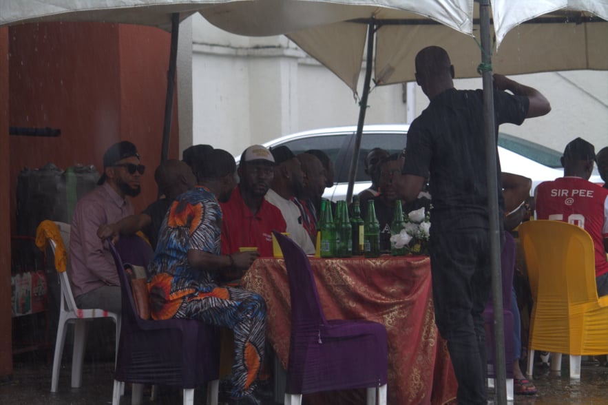 Reception after football Tournament