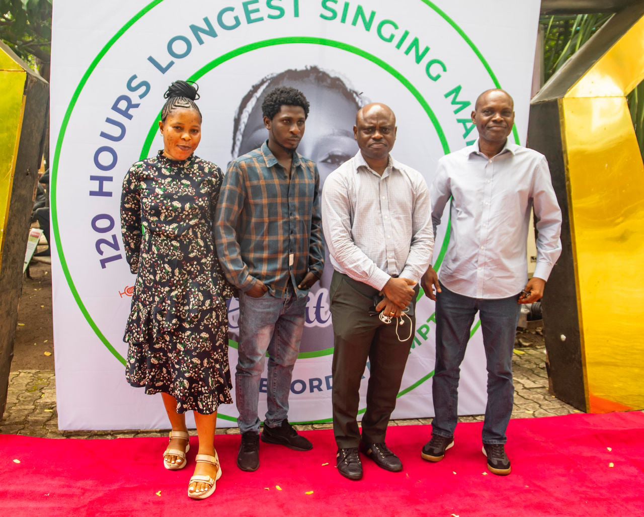 Arite's Guinness World Record attempt for the longest singing hours by an Individual