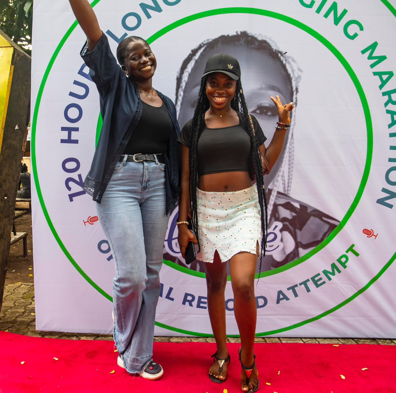 Arite's Guinness World Record attempt for the longest singing hours by an Individual