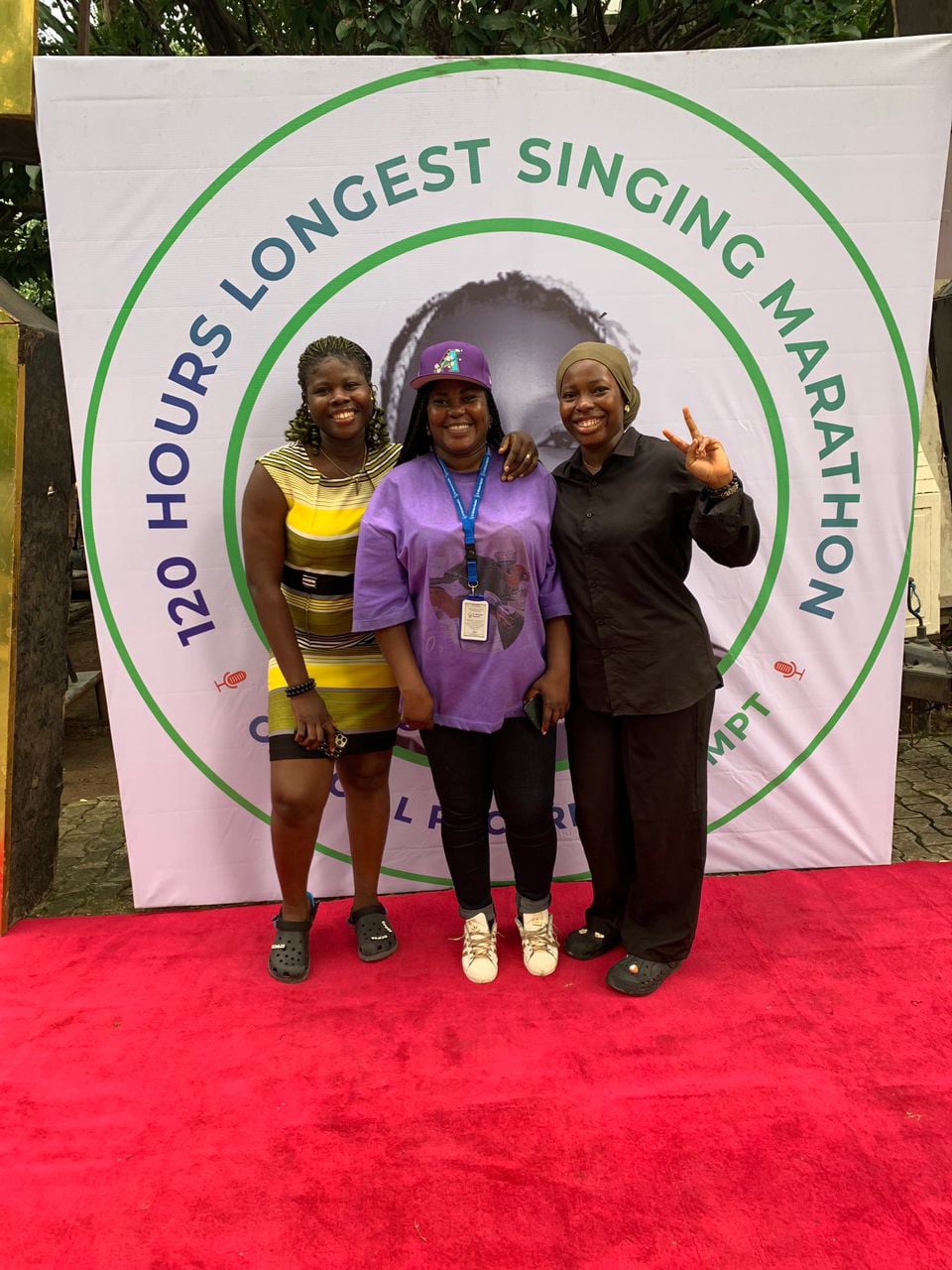 Arite's Guinness World Record attempt for the longest singing hours by an Individual